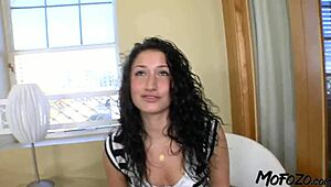 Mofozo com - 19 year old model gets the cum on her tits?