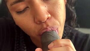 Blowjob POV with Huge BBC - Amateur Couple - Nysdel