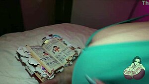 Curvy BBW Brunette Sucks Massive Cock And Gets Fucked Between Her Huge Tits