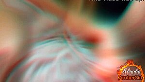 KLAUDIAAMBERGIRL RELAXES IN LINGERIE, HER BIG NATURAL TITS HEAVING AS SHE PLAYS WITH THAT RED VIBRATOR ALONE.