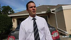 Femdom college girls make professor SUCK BBC 😈