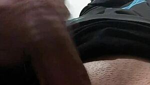 I look directly at you while masturbating, building up to cumming on the camera.