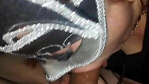 my neighbor finally gives a great blowjob and we fuck