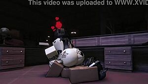 horny slut couldnt wait to finish the game roblox porn