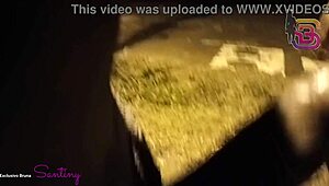 Wife filmed sucking big cock in city square