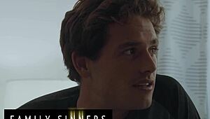 Sexy Step Aunt's Wet Pussy Motivates Lazy Nephew with Intense Emotions