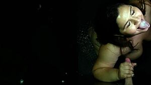 big cock swallow in gloryhole