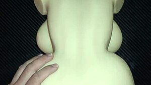 Sally begs for anal in doggy, I cum in her ass!