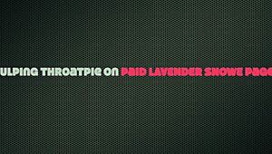 Beautiful braided goth shows her pussy for sloppy deepthroat and facial cumshot!