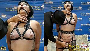 Milf gets ass fucked and bound in BDSM