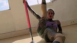 Dancing On The Pole And Enjoy The Good Moments In Life Thanks To 2Beepole For Teaching Me New Skills -- Inkedgirl D