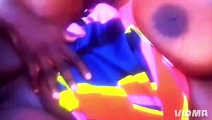 Fat BBW Screams On Big Black Cock.