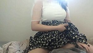 After Coming Home, Urges Lead To Sweet Onani On The Blanket