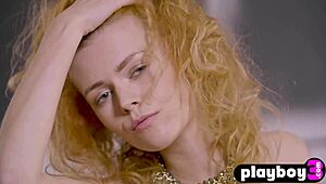 Small Tits Milf Brunette Redhead Looks Amazing Posing Totally Naked With Hot Babes