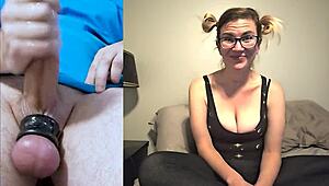 Blake Lee Watches Him Stroke His Cock Intensely