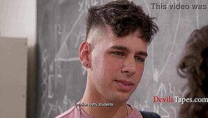 She Shouldnt But She Did Teacher Lets Student Ass Fuck Her