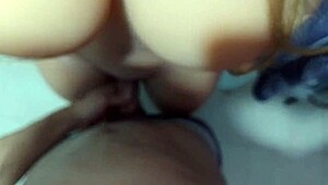 My stepfather loves fucking my pussy with his small white dick