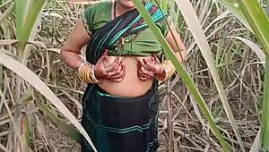 Indian Desi Girl Pisses Outdoors in Village Public Area