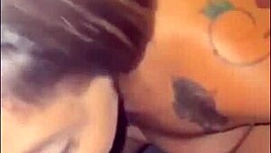 Fiz um boquete no meu marido ele gozou muito e apagou e depois sai pra balada pra chupar outras pica e leva gozada na cara