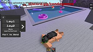 Piping another Roblox girl.