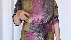 Granny's wise touch brings quick ecstasy with titty fuck and cumshot.