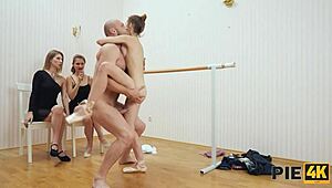 I got so lucky banging that flexible russian ballerina in a wild creampie session