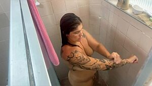 hidden camera in the bathroom sexy bath