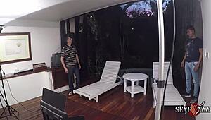 Wow, backstage photo shoot with evy kethlyn, ed junior, big bambu, and binho ted!