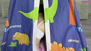 my girlfriend is getting doggystyle and sucking cock for a facial cumshot