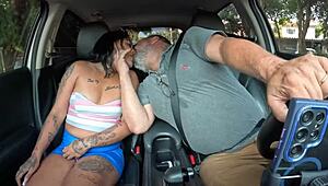 Maya souza makes her first car ride film with ted