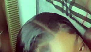 My Little 18+ Stepsister Seizes Home Moment For Black Cock Test