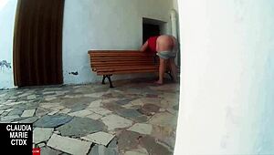 Castigando A La Gorda Con Un Pollazo