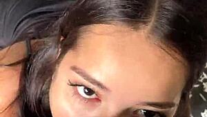 Cute Submissive Girlfriend Deep Sloppy Blowjob Big Dick