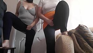 Two Hot Stepsisters Squirm From Intense Orgasms