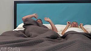 stepdaughter shares hotel bed with stepdad