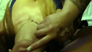 Tattooed Latina Gives Boyfriend Amazing Blowjob