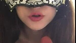 Russian Girl Blows Dildo POV