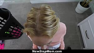 cool stepmom teaches her stepson how to aim his cum and ends up getting hooked on swallowing it herself - newstepmom