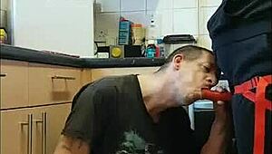 Bisexual guy enjoys ass pegging collection with strapon insertions