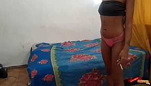 Intense sex while smoking fetish