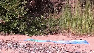 Hidden cam - fuck milf on beach with big ass and tits