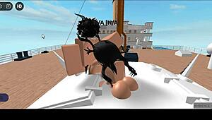 Sucking Jahs Bwc Deepthroat on the Titanic with Face Fucking and Creampie