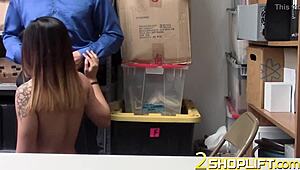 Tattooed Milf Shoplifter Gets Fucked By Thick Meat Stick!