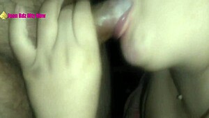 Blowjob and titjob from cheating BBW wife