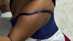 while washing dishes, my perverted step-nephew surprises me with mature milf action