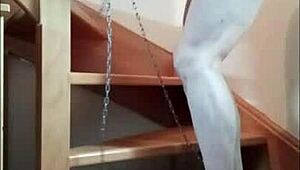 French Housewife Slave Gets Degraded With Toys And Bondage At Master's Office!