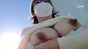 Married woman gets super excited masturbating outdoors, check the full video!