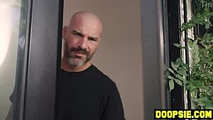 Horny Asian teen humped by big dick neighbor on Halloween!