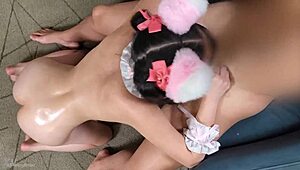 18yo asian school girl turned into a blowjob sex slave pet girl for life