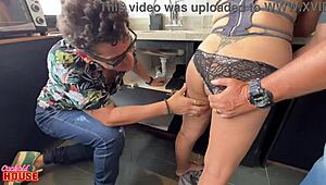 Cuckold hires plumbers to fuck wife